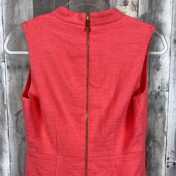 KATE SPADE Gwendolyn Dress Havana Super Coral Size 6 - Picture 4 of 13